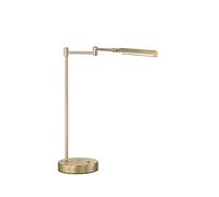 Fischer & Honsel Nami 50406 Lampe de table LED 6 W Couleur laiton 3 niveaux CCT à intensité variable 53,5 x 53,5 x 49 cm 730 lm 2700 K/3350 K/4000 K