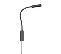 Fischer&Honsel Raik Lampe de lit en métal Noir 5 W