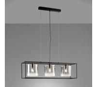 FISCHER & HONSEL Samu Suspension à 3 sources lumineuses, 61028,