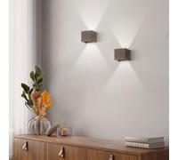 Fischer & Honsel Wall Applique murale LED, carrée, 30259,