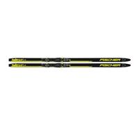 Fischer Junior Twin Skin Pro, léger, Durable, résistant, pour Tous Les terrains, Ski de Fond, Nordique, Course, randonnée, Ski de compétition avec Fixations réglables Easy-Entry Tour Step-in Junior
