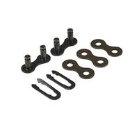 Fischer Kettenverschlussglieder 1/2 X 1/8 2X Maillons de Fermeture Mixte, Noir, 12,7 x 3,2 mm