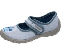 Fischer Kinder Hausschuh Mädchen Mary Jane Ballerina Princesse Château 642370, Taille:33 EU, Couleur:Bleu