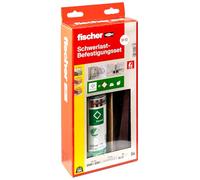 fischer Kit de fixation pour charges lourdes avec barre d'ancrage M10 R et FIS V Zero 300 T, mortier universel respectueux de l'environnement pour béton, maçonnerie et raccords d'armature ultérieurs