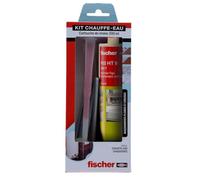 fischer - Kit de scellement pour chauffe-eau - 1 cartouche de 300 ml, 2 embouts mélangeurs, 4 tamis 16x130, 4 tiges filetées 10x160, 4 écrou nylon diam. M10