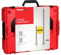 Fischer L-BOXX 102 Power-Fast II 558739 Vis agglo profil Torx acier étamé par galvanisation 1801 parties