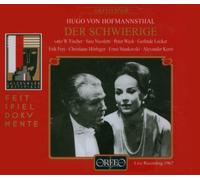 Fischer/Locker/Weck/Horbiger/St Der Schwierige (Nicoletti, Weck, Frey, Horb (CD)