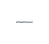 fischer Lot de 100 vis à béton FBS 5 x 60 25/15 P Panhead, acier galvanisé, montage rapide dans le béton et la maçonnerie, idéal pour les installations électriques et SHKL
