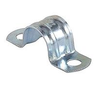 fischer Lot de 50 attaches métalliques BSMD-24 mm pour tubes d'eau, tuyau ou câble coaxial mural