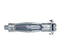 Fischer Chevilles métalliques HM 6 x 65 S pour corps creux avec vis - Lot de 50