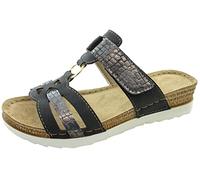Fischer Markenschuh Mules Ina pour femme, Noir, 36 EU