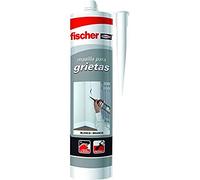 fischer - Mastic acrylique blanc pour combler les fissures, réparations en intérieur, peint, lavable à l'eau, grande adhérence multi-matériaux et facile à appliquer (300 ml) - Blanc