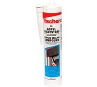fischer Mastic acrylique Multi AC – blanc – intérieur – 310 ml (1 cartouche avec canule)
