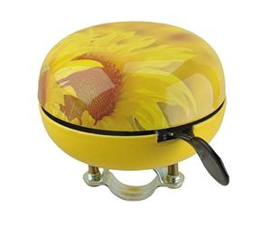 Fischer Maxi Ding Dong Cloche de vélo Unisexe, Jaune, Taille Unique