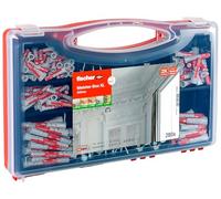 fischer Meister-Box XL Lot de 280 chevilles universelles DuoPower de 6 à 10 mm de diamètre, 30 à 80 mm de longueur, pour bricoleurs et professionnels, chevilles universelles DuoPower, idéales pour les