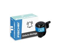 Fischer Mini Sonnette de vélo Unisexe, Noir, Taille Unique