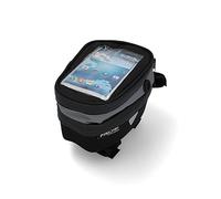 fischer Mixte Oberrohrtasche Premium Mit Integrierter Smartphonetasche Und Touchscreen-schutzfolie Poche pour tube sup rieur , Noir, Taille unique EU