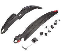 fischer Mixte Pêcheurs Garde boue V lo, Noir (Noir/Rouge), 66-74cm (26-29") EU