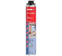 fischer Mousse de pistolet Premium PUP Pro 825 B2, mousse de montage pour remplissage, isolation et isolation, mousse de construction pour pistolets à mousse, faible expansion de mousse, 825 ml