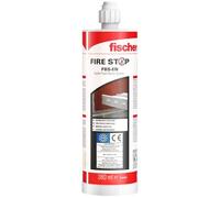 fischer - Mousse expansive polyuréthane Coupe feu 380 ML bi-composant Ignifuge / 1 Cartouche