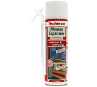 Fischer - Mousse expansive polyuréthane PU 500 ML tête en Bas, monocomposant et prête à l'emploi / 1 Cartouche