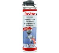 fischer Nettoyant pour pistolet en polyuréthane hautement actif pour le nettoyage des pistolets à mousse, avec tête de pulvérisation séparée pour les surfaces extérieures, convient pour tous les