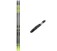 Fischer - Pack Ski Nordique Aerolite Skate 80 - 186 + Control Skate Step-In IFP Black Yellow - Ski Nordique