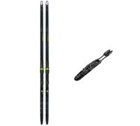 Fischer - Pack Ski Nordique Speedmax 80 Skate Plus 115 Stiff - 186 + Control Skate Step-In IFP Black Yellow - Ski Nordique