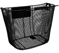 Fischer Panier de Guidon Unisexe avec Fixation Rapide par Simple Pression d'un Bouton - Noir - Taille Unique