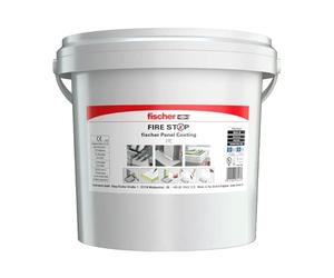 Fischer - Panneau et Mortier coupe-feu - Système de panneau enduit coupe-feu pour le calfeutrement de passage de services FPC 5 litres