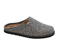 Fischer Pantoufles pour Hommes 0924, Pointure:45 EU, La Couleur:Gris