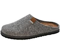 Fischer Pantoufles pour Hommes 0924, Pointure:45 EU, La Couleur:Gris