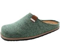 Fischer Pantoufles pour Hommes 0924, Pointure:45 EU, La Couleur:Vert