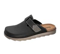 Fischer Pantoufles pour Hommes Lars 656664, Pointure:43 EU, La Couleur:Noir