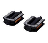 Fischer Pédales antidérapantes Unisexes pour Enfants, en Plastique, Noir, Taille Unique