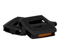 FISCHER Pédales de vélo avec antidérapant et réflecteurs, Trekking, randonnées, pour Tous Les vélos Courants, Maintien Optimal.