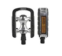 Fischer Pédales Tour en Aluminium antidérapant Unisexe, Noir, Taille Unique