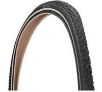 Fischer 85000 Pasi 37-622 Trek sw Pneu de vélo trekking pour Manteau de vélo anti-crevaison 28" Noir + Reflex