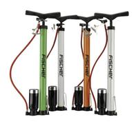 FISCHER Pompe à air verticale pour vélo, en alu, toute valve