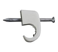 fischer - Pontet à frapper MNS 10-14 - Fixation de câbles Ø 10-14 mm sans halogène - Boîte de 100