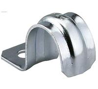 fischer - Pontet demi-lune BSM 18 pour la fixation de câbles et tuyaux/Boite de 50