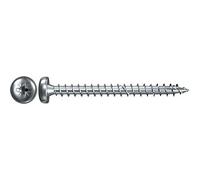 Fischer power-fast - 4,5 x 35-halbrundkopfVG pZ, surface galvanisée bleu, 652635