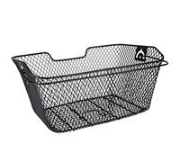 Fischer Profe x Panier pour vélo arrière à mailles serrées, Noir