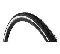 Pneu, roue et chambre à air vélo GENERIQUE Profex 60001 pneu de ville noir blanc 28 x 1 3 8 x 1 5 8