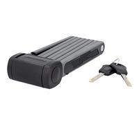 Fischer PROTEC FKS85 Soft Touch Antivol pliable pour vélo avec 2 clés Noir 85 cm