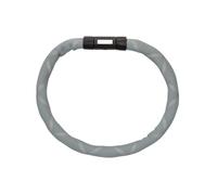 FISCHER Protec SK100 Chaîne de vélo avec 2 clés pour vélos et vélos électriques Avec fils réfléchissants pour plus de sécurité dans l'obscurité Vert Longueur : 100 cm