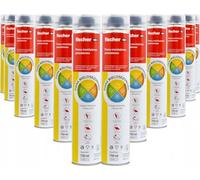 Fischer PUP AS 750 B3 Lot de 12 mousses de montage pour pistolet 750 ml Pour l'hiver et toute l'année 750 ml