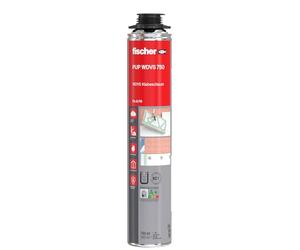 fischer PUP WDVS 750 Mousse adhésive de qualité supérieure à coller et à fixer - Mousse de construction pour surface murale d'environ 12 m² - Mousse polyuréthane pour pistolet à mousse - 750 ml