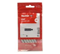 Fischer - Rallonges pattes à vis - 10 rallonges patte à vis 7x150 - Mâle Femelle - Longueur 60 mm -