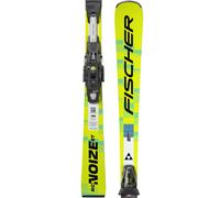 Fischer Rc4 Noize St Black Superflex + Rc4 Z12 Gw Powerrail 85 [f] Alpine Skis Pack Bleu 165 Homme,Femme
